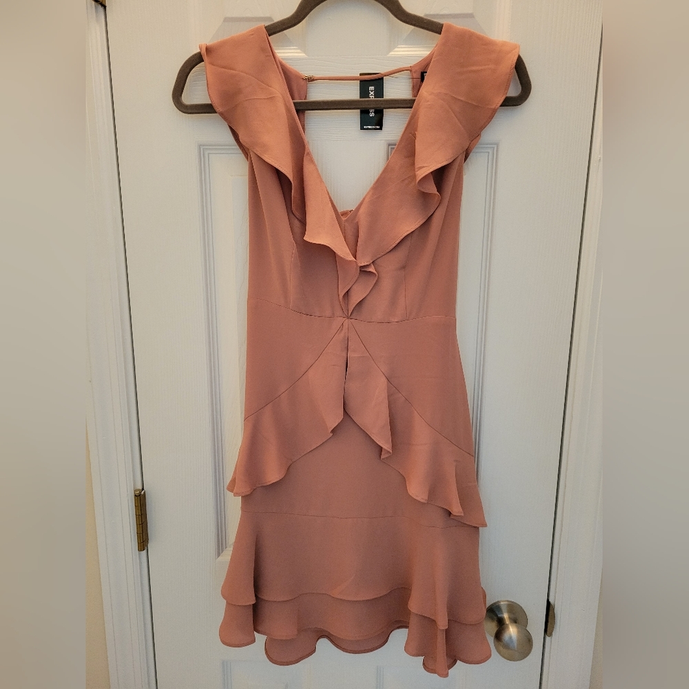 Express. Pink Dress (Dusty Mauve). Size 0.